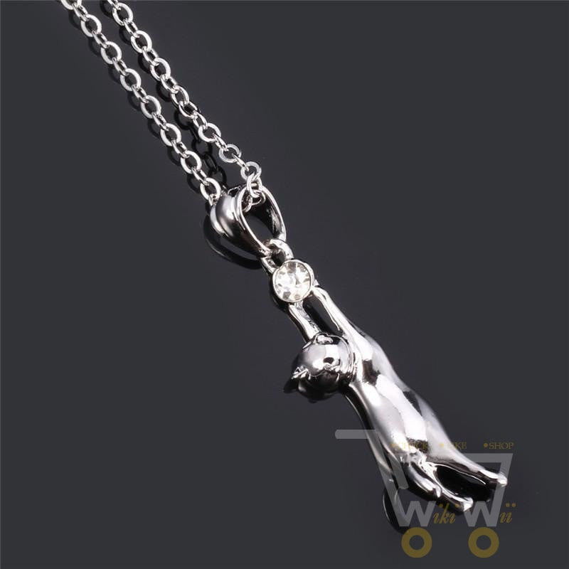 18K Gold Plated Cat Necklace - WikiWii
