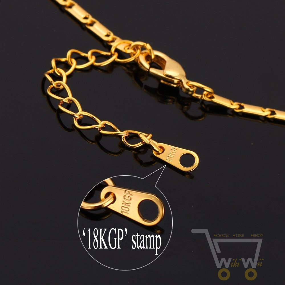 18k Gold Plated Lucky Elephant Necklace - WikiWii