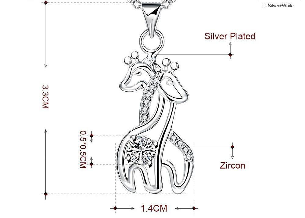 Couple Giraffe Necklace - WikiWii