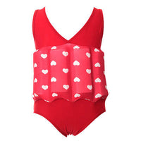 Red with hearts
