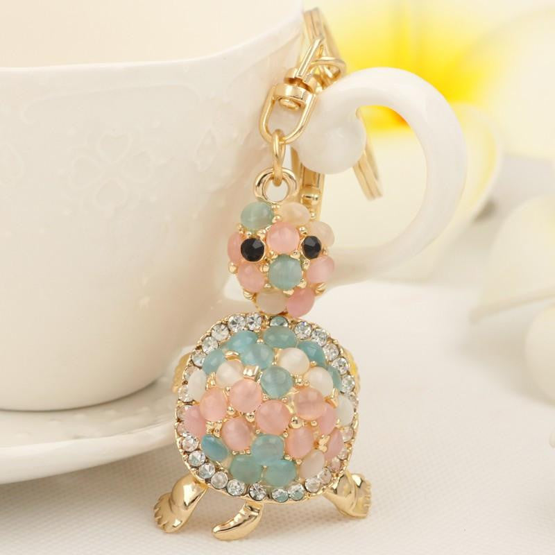 Gold Plated Turtle Keychain - WikiWii