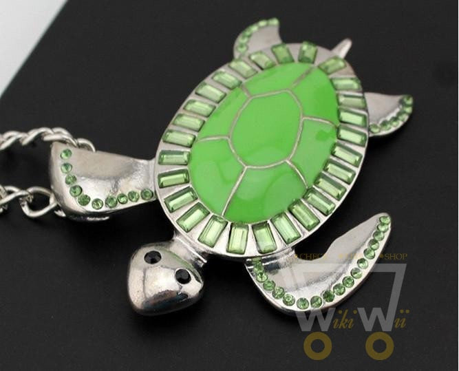 Green Sea Turtles Long Necklace - WikiWii