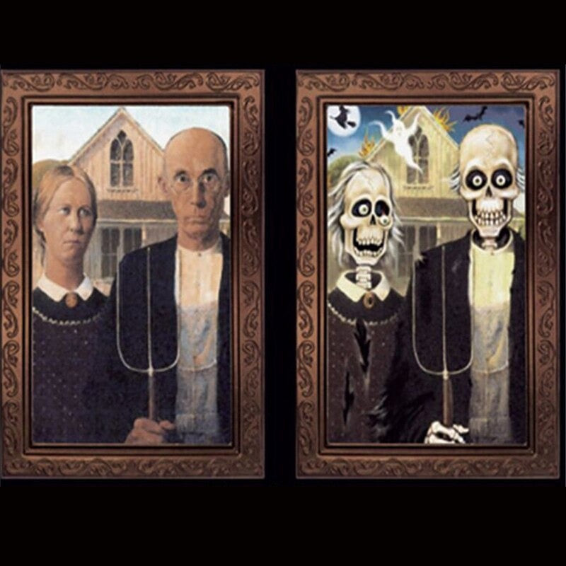 Halloween Ghost Face Photo