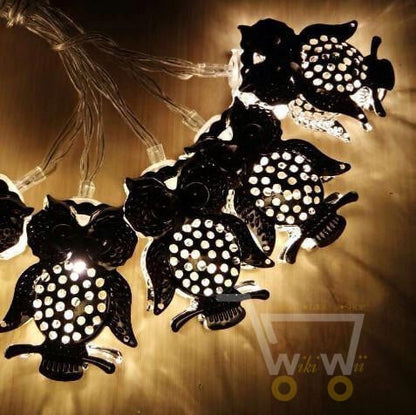 10LED Owl Christmas lights string , Battery and led twinkle light - WikiWii