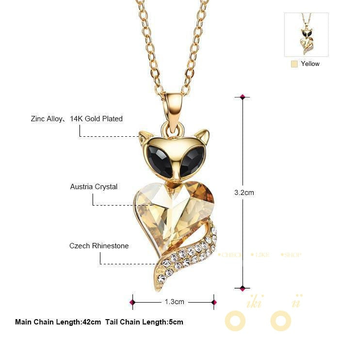 14K Gold Plated Cat Necklace - WikiWii