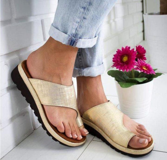 Women Comfy Platform Sandal Shoes - WikiWii