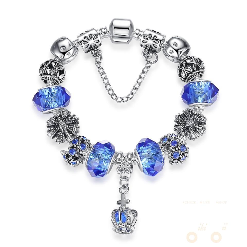 Crown Charm Bracelet - WikiWii