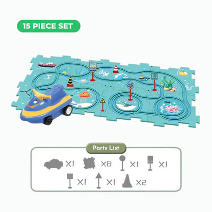 🎁 Best Gift | Kids Car Track Set