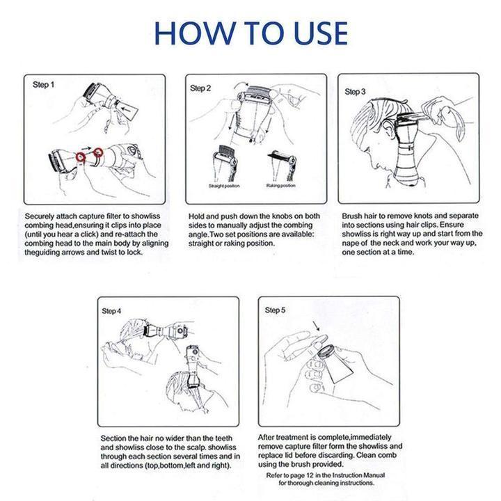 Electric head comb Remove the flea louse - WikiWii