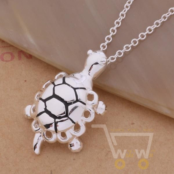 925 Silver Necklaces sea turtle - WikiWii