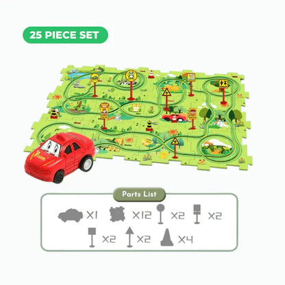 🎁 Best Gift | Kids Car Track Set