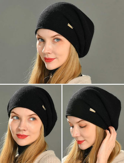 Cashmere Knit Beanie