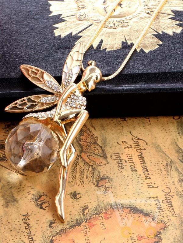 Angel Wings Butterfly Wings Necklace - WikiWii