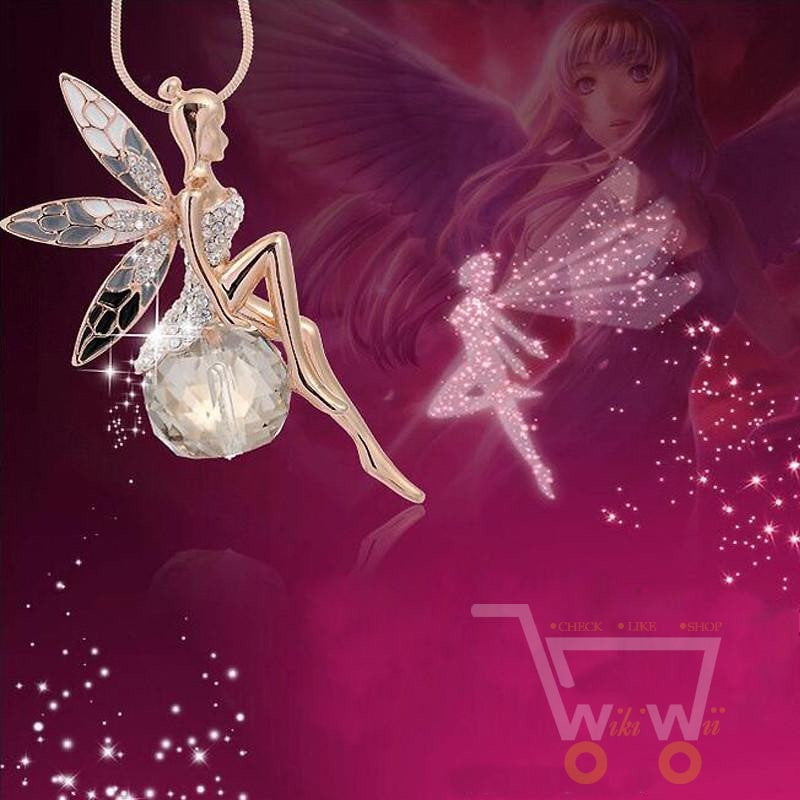 Angel Wings Butterfly Wings Necklace - WikiWii