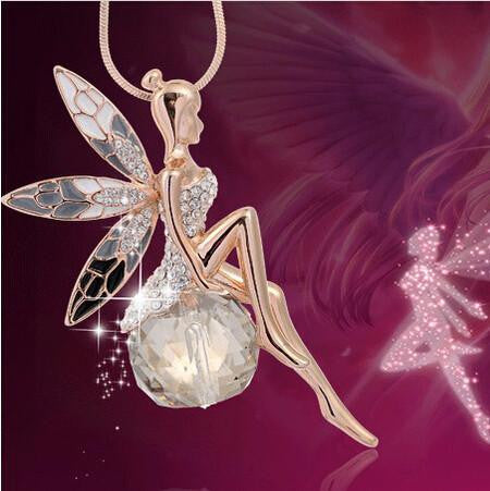 Angel Wings Butterfly Wings Necklace - WikiWii