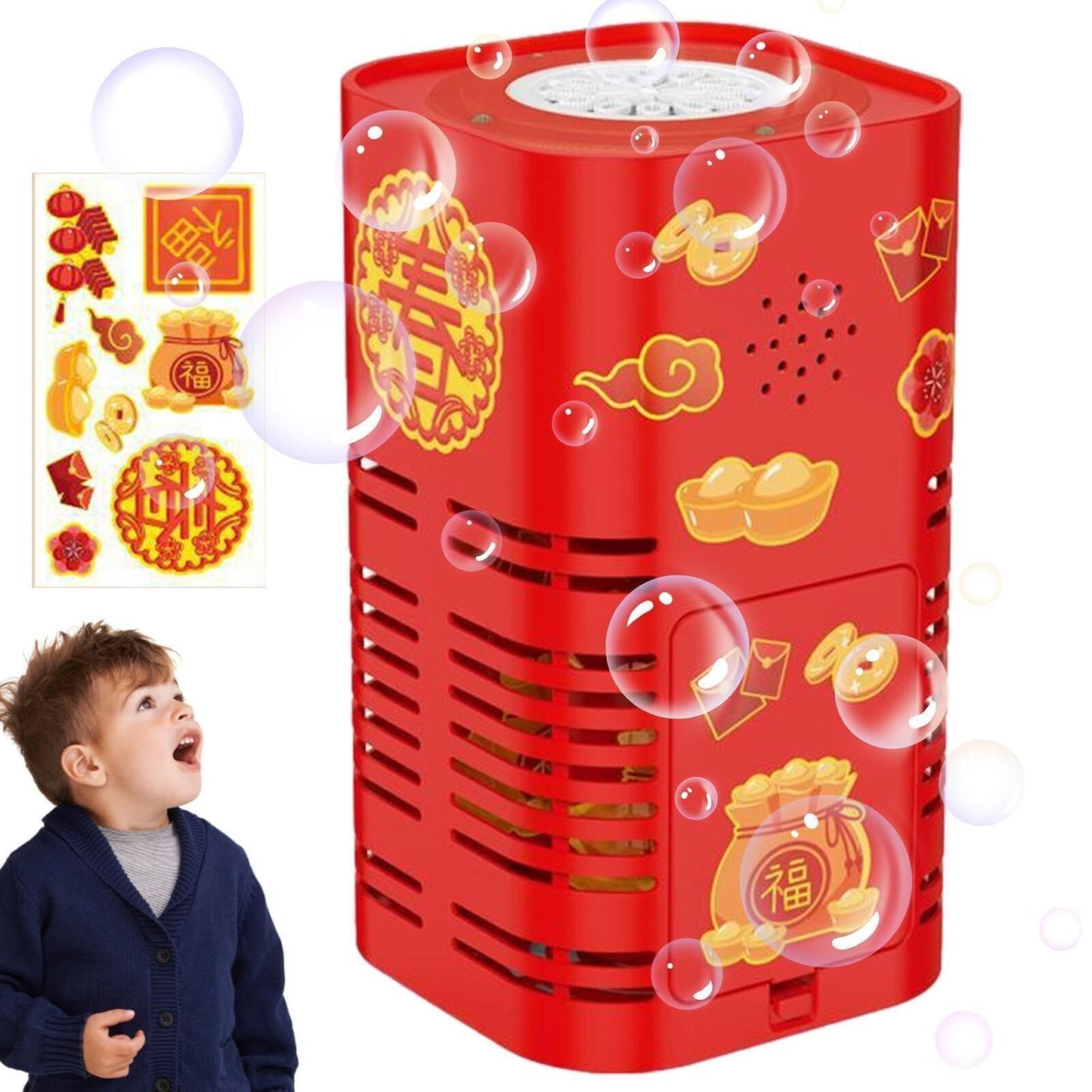 🔥Last Day Sale Price |🎁 Best Gift-Fireworks Bubble Machine