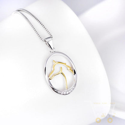 HORSE HEAD CHARM NECKLACE - WikiWii