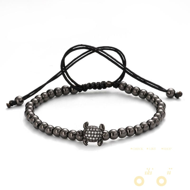 4mm Beads Turtle Bracelet - WikiWii