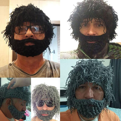 Handmade Knitted beard hat - WikiWii