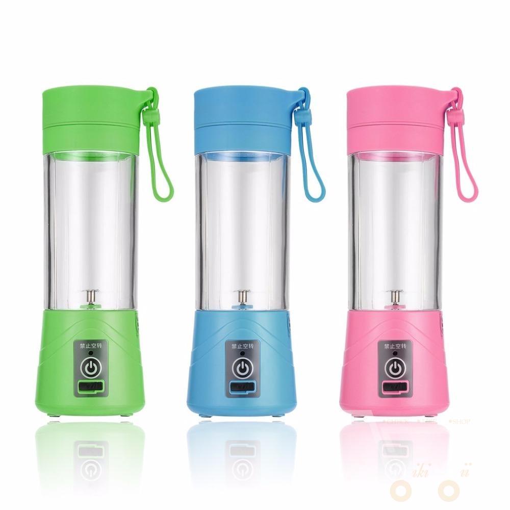 380ml USB Rechargeable Juice Bottle Cup and Blender - WikiWii