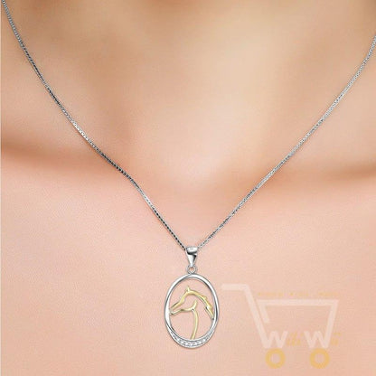 HORSE HEAD CHARM NECKLACE - WikiWii