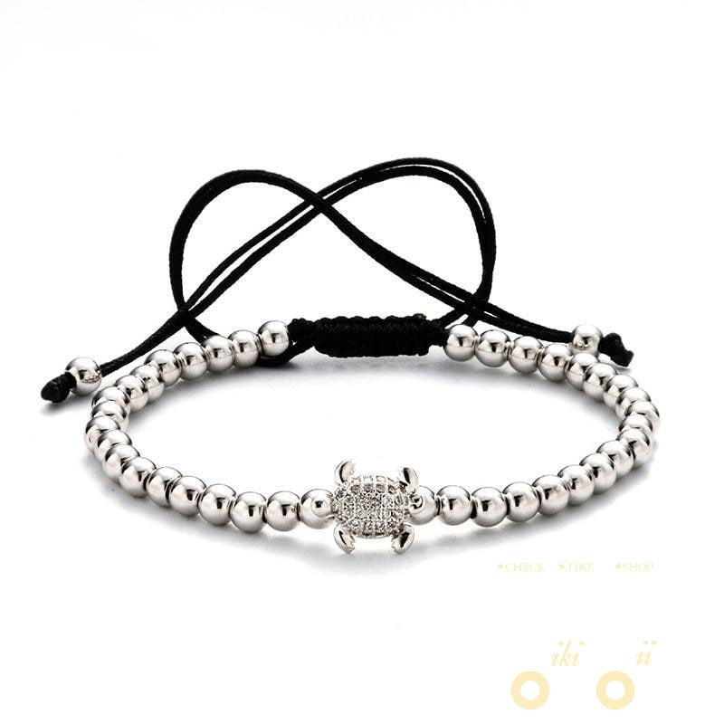 4mm Beads Turtle Bracelet - WikiWii