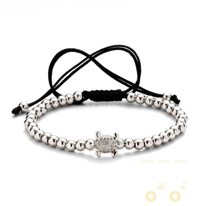 4mm Beads Turtle Bracelet - WikiWii