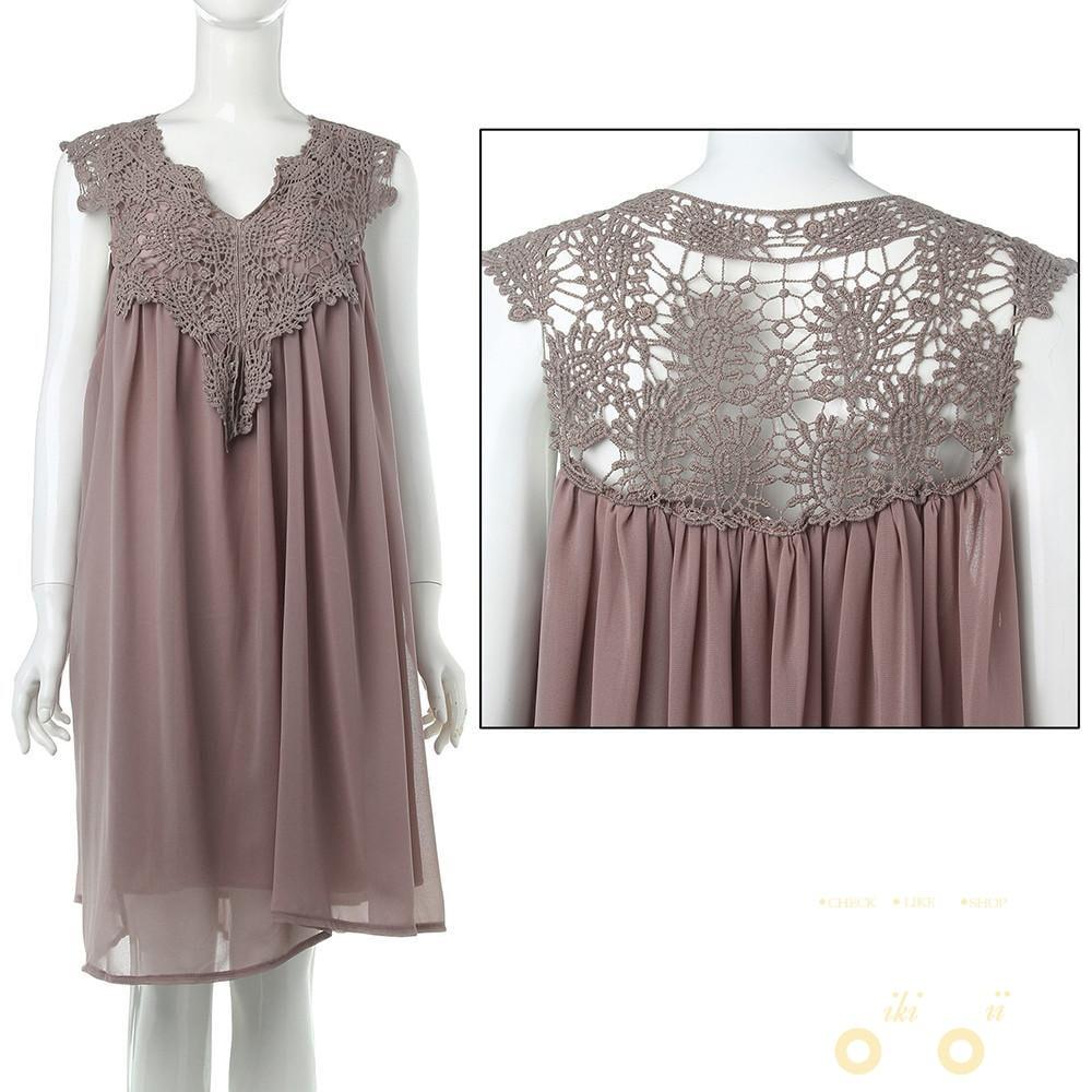 Mini lace Beach Dress - WikiWii