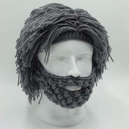 Handmade Knitted beard hat - WikiWii