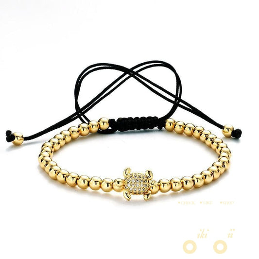 4mm Beads Turtle Bracelet - WikiWii