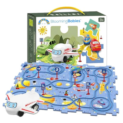 🎁 Best Gift | Kids Car Track Set