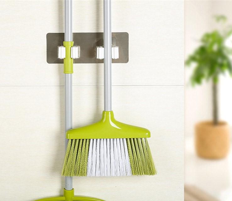 Wall Mop Holder-Broom Organizer/ 1 Piece - WikiWii