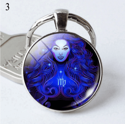 Zodiac Keychain-Glow in the dark - WikiWii