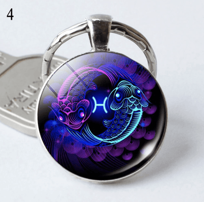 Zodiac Keychain-Glow in the dark - WikiWii