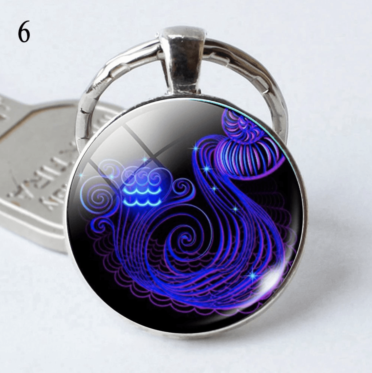 Zodiac Keychain-Glow in the dark - WikiWii