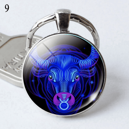 Zodiac Keychain-Glow in the dark - WikiWii