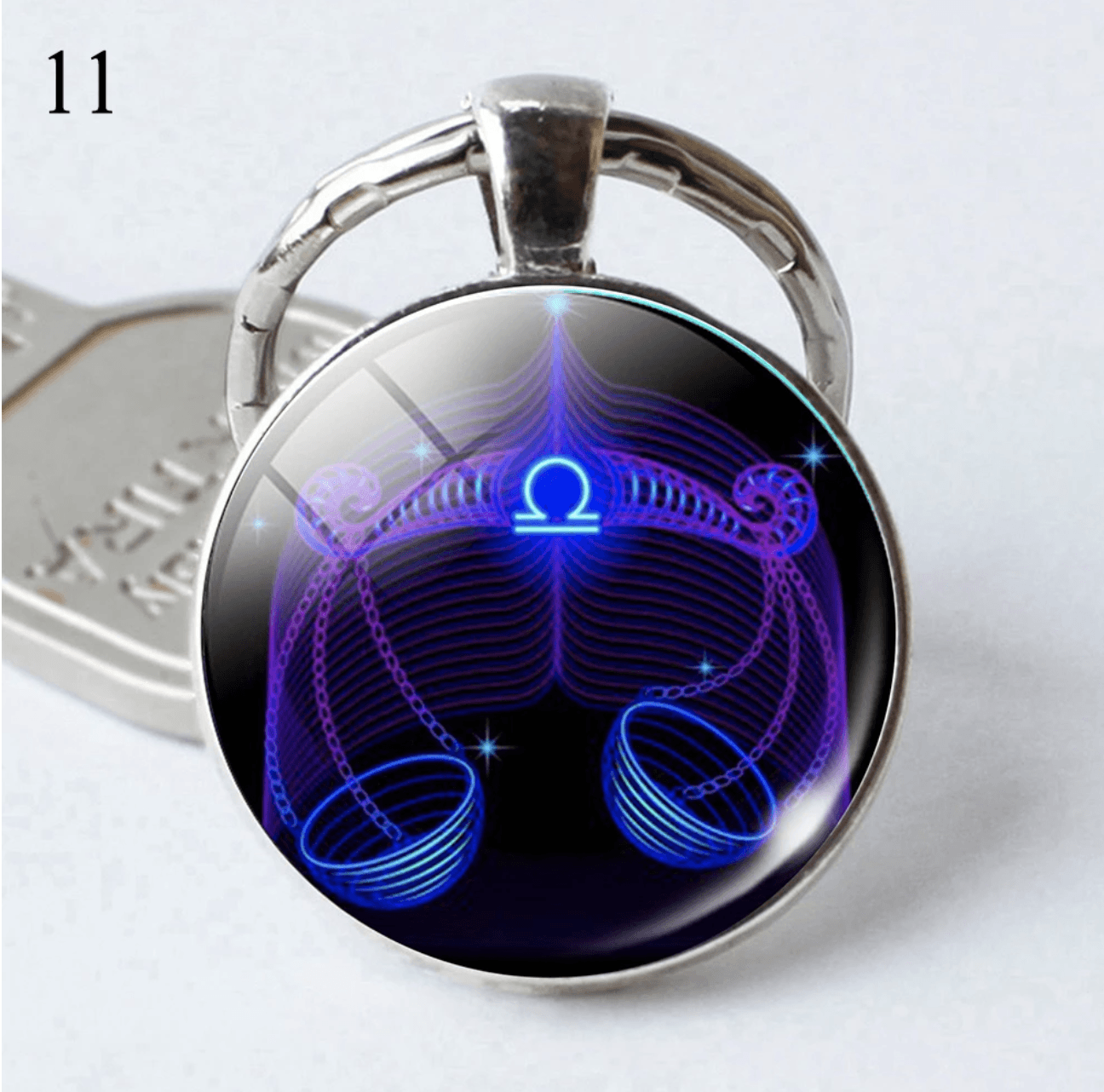 Zodiac Keychain-Glow in the dark - WikiWii