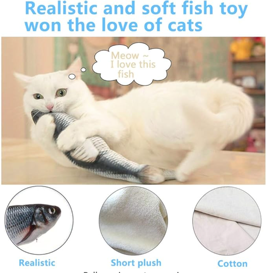 Electric Floppy Fish Cat Toy