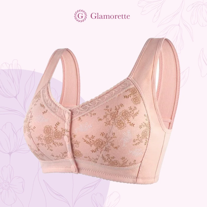 Glamorette - LAST DAY 60% OFF - Cotton Front Closure Bra