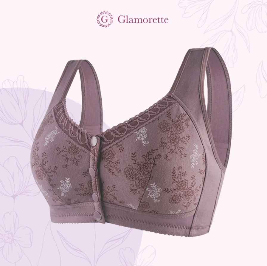 Glamorette - LAST DAY 60% OFF - Cotton Front Closure Bra