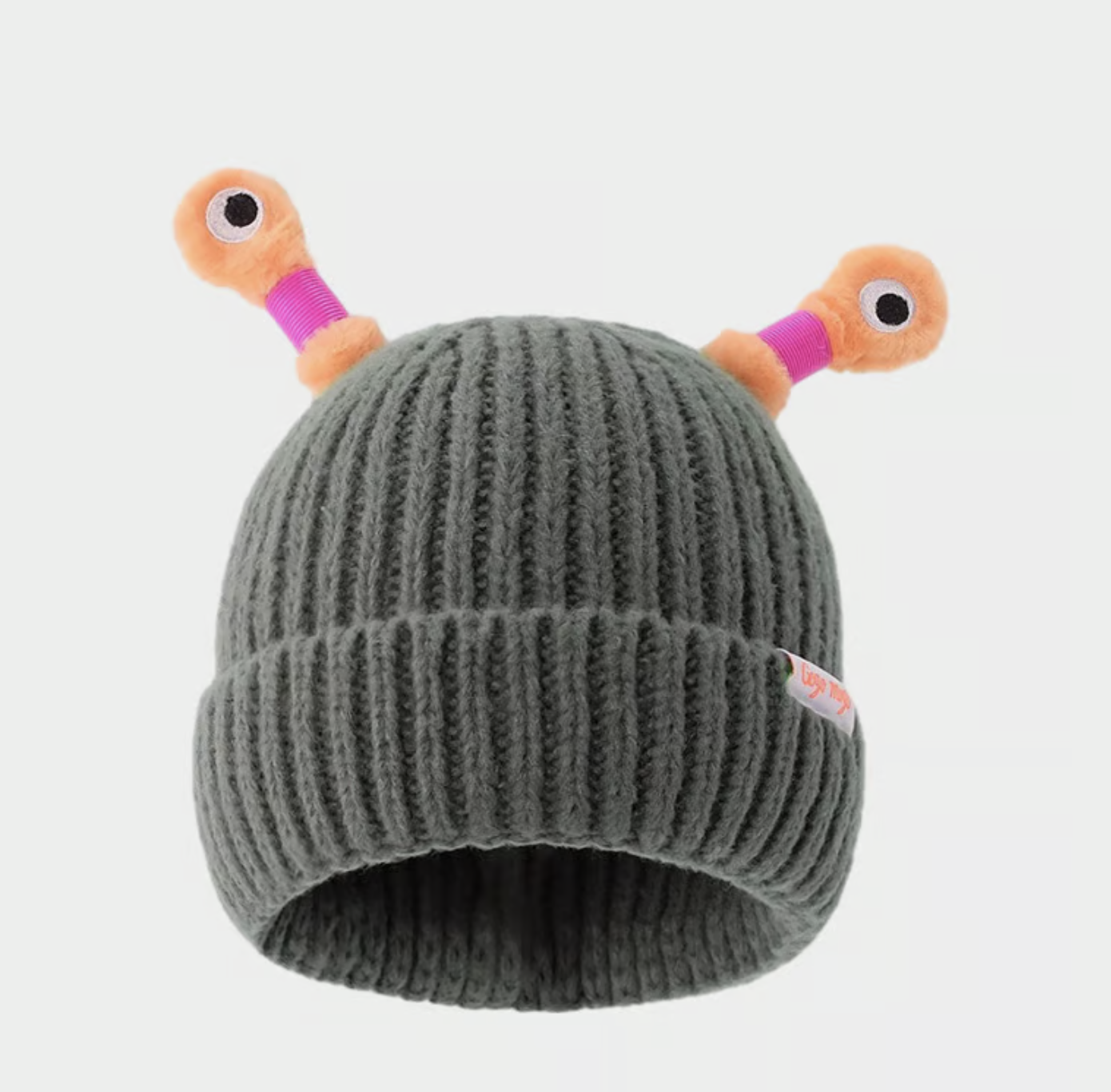 🔥Winter Parent-Child Cute Glowing Little Monster Knit Hat