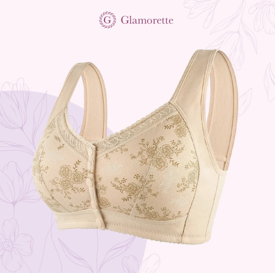 Glamorette - LAST DAY 60% OFF - Cotton Front Closure Bra