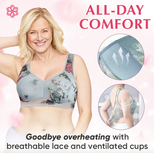 🔥 Last Day Sale Price | CozyBra™️- Ice Silk Lace Cooling Comfort Bra