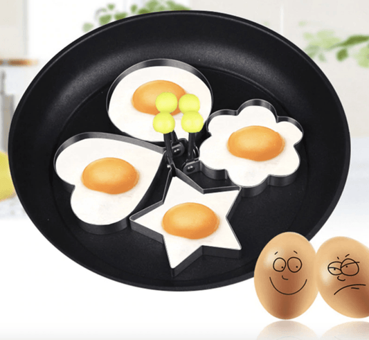 4 Pcs Shaped Eggs mold - WikiWii