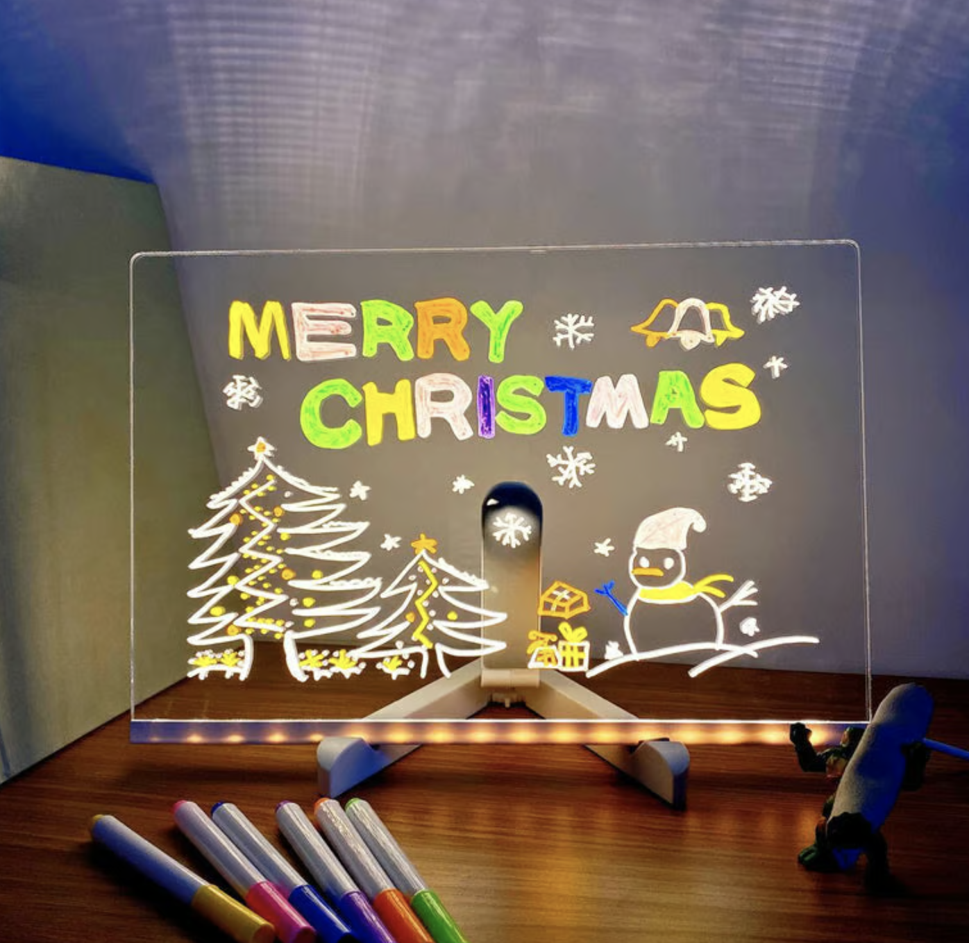 🎁 Best Christmas Gift-LED Drawing Board with 7 Colors