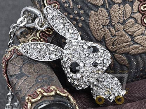 Big Ear Floppy Bunny Rabbit Necklace - WikiWii