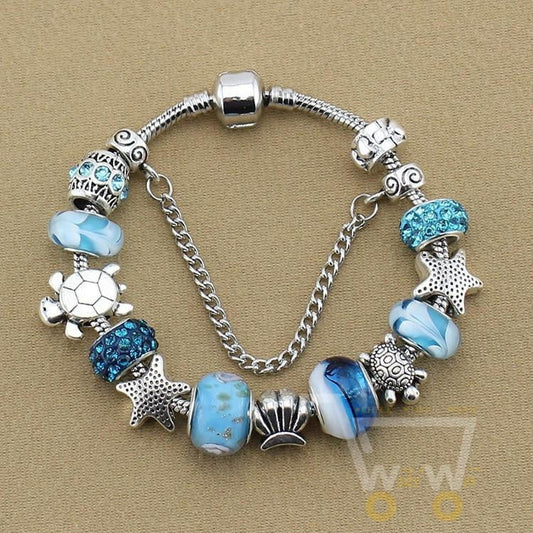 Blue Sea Turtle Bracelet - WikiWii