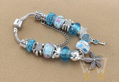 Blue Starfish/Dolphin Bracelet - WikiWii