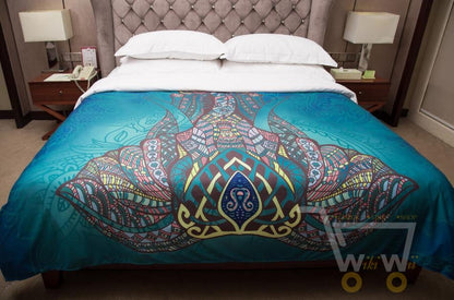 Bohemian Elephant Bed Sheet - WikiWii