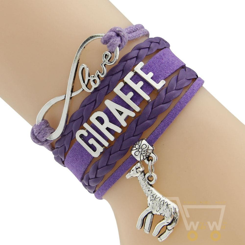 Braided Cord Giraffe Bracelets - WikiWii